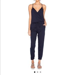 NWT Bobi supreme jersey v neck jumpsuit size L